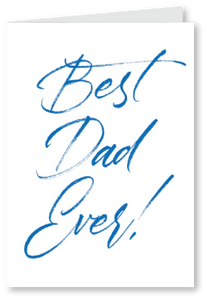 Best dad ever - father's day card