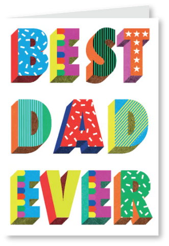 Full of colors - father's day card