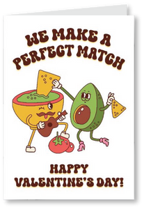 Perfect match - valentine's day card