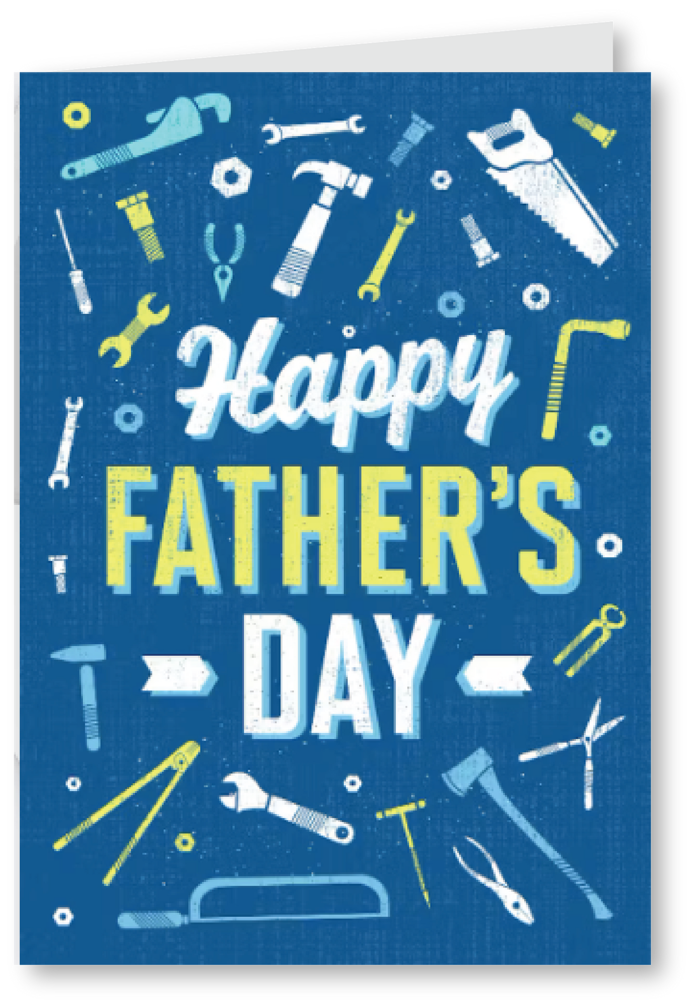 Retro working tools - father's day card