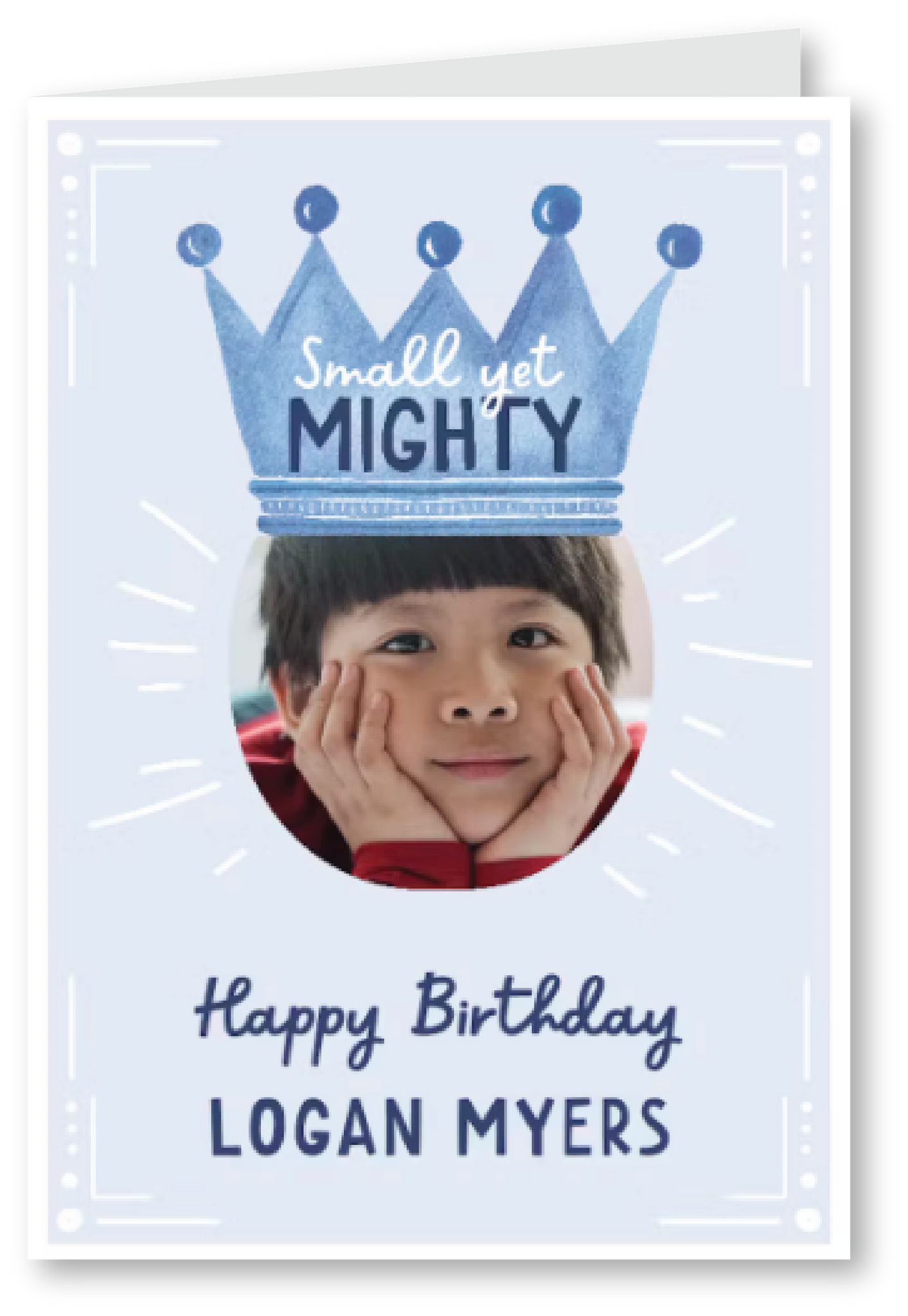 Small yet mighty - birthday card