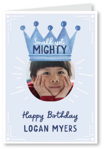 Small yet mighty - birthday card