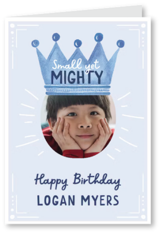 Small yet mighty - birthday card