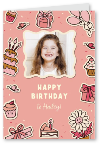 Stickers galore photo - birthday card